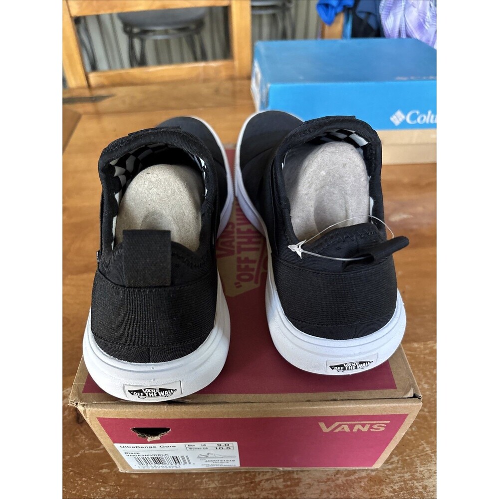Vans Ultrarange Gore Black Slip On Shoes Men's Size 9 women's 10.5 42 EU New - Picture 7 of 8